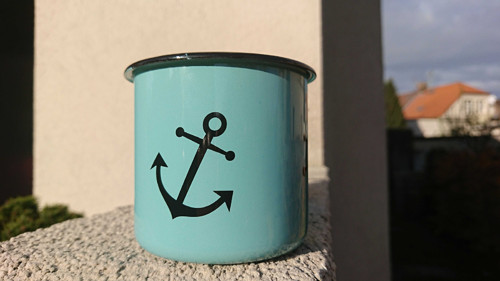 Plecháček s kotvou, plecháček pro námořníka