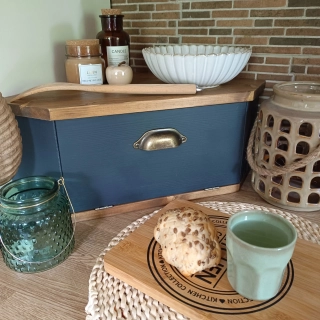 Chlebník antracit (rohový)