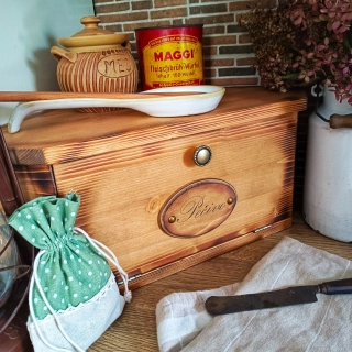 Chlebník opalovaný (rohový)